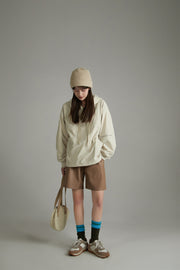 String Hooded Jacket