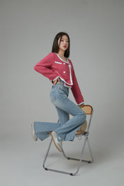 Just A Lullaby Fashion High-Waist Bootcut Jeans