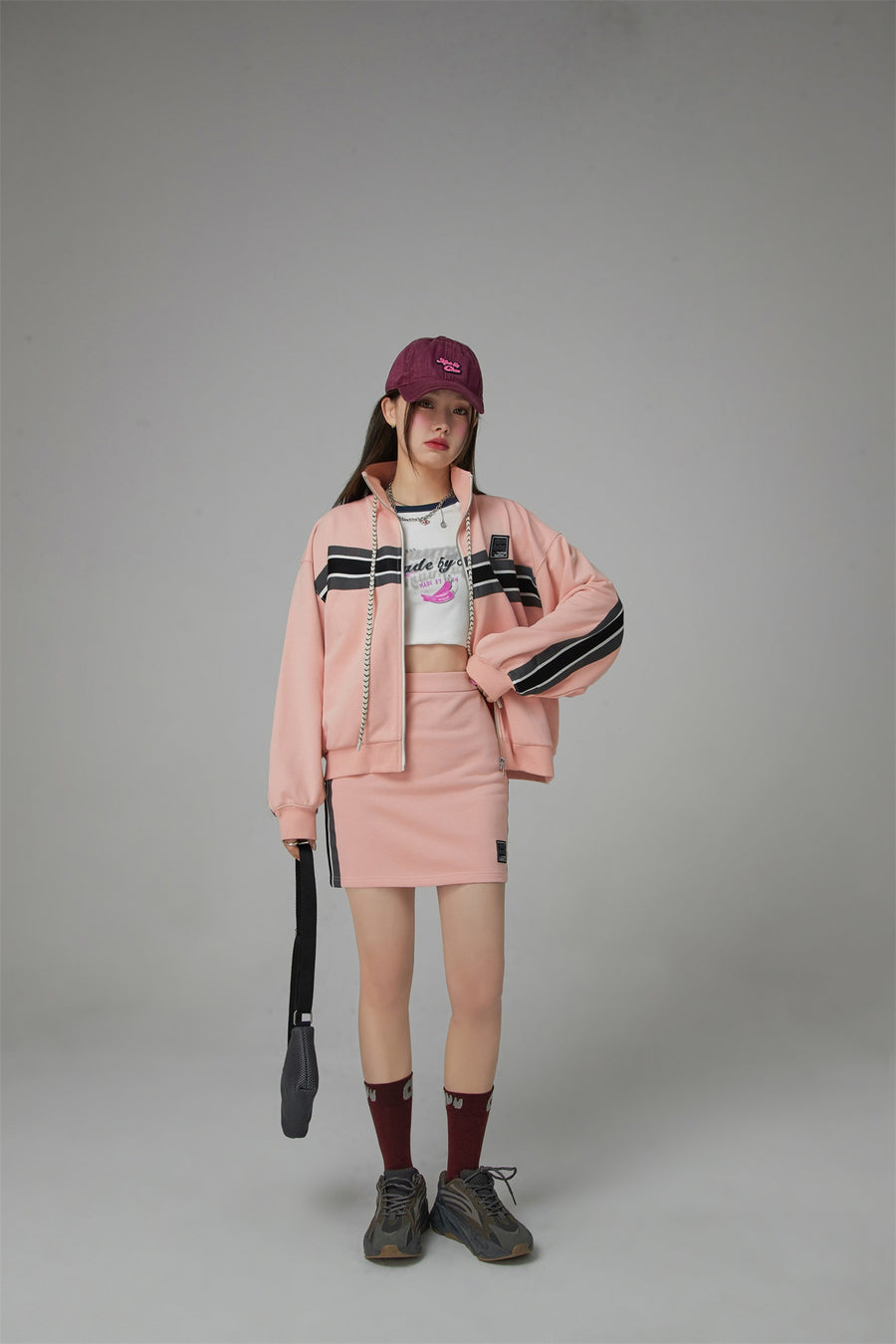 CHUU Through Time Zip-Up Loose-Fit Jacket