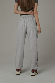 Distressed String Jogger Sweatpants