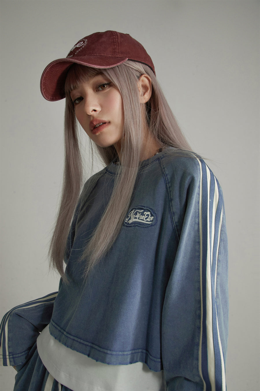 CHUU Raglan Cropped T-Shirt