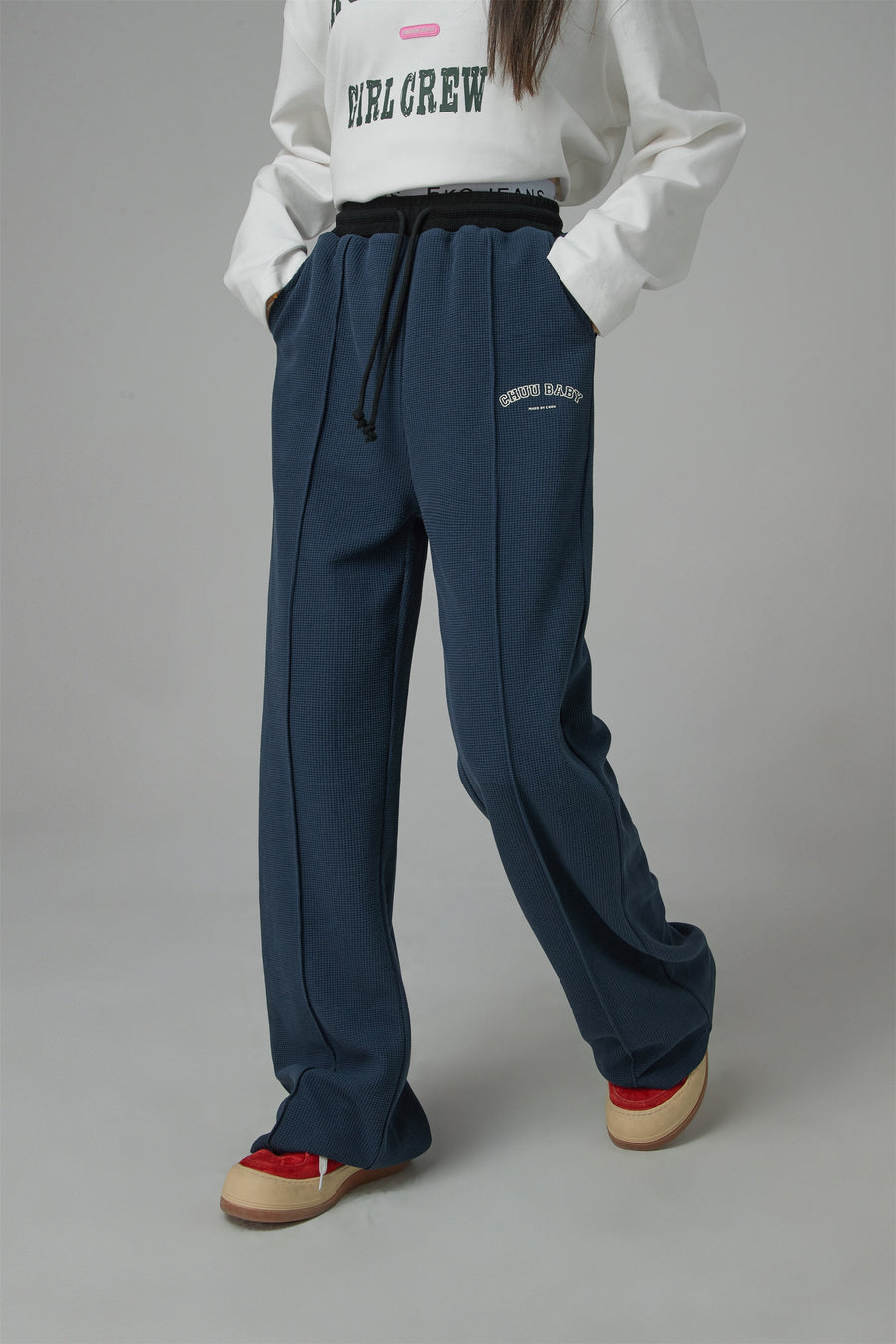 CHUU Wide-Leg Simple Jogger Pants