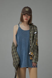 Size Doesnt Matter Straps Loose Fit Sleeveless Top