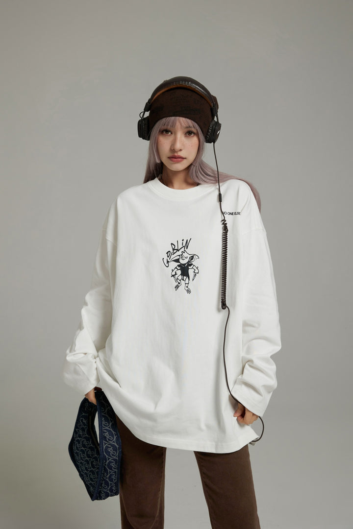 Goblin Long-Sleeved Boyfriend Top