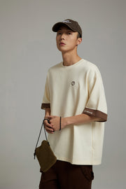 Line Color Loose Fit T-Shirt