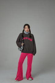 Made By Chuu When I See You Smile Loose Fit Sweatshirt