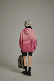 Gradient Color Front Pocket Hoodie