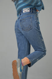 A Place In My Heart Slim Straight Denim Jeans