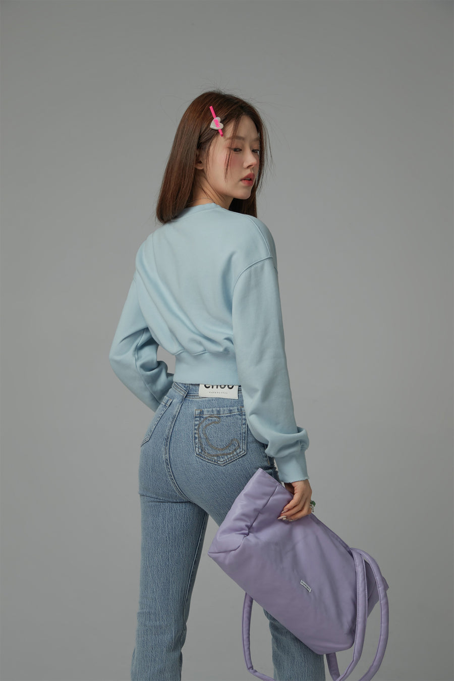 CHUU Sized Doesnt Matter Beach Day Printed Sweatshirt