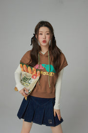 Chuu World Vest Hoodie