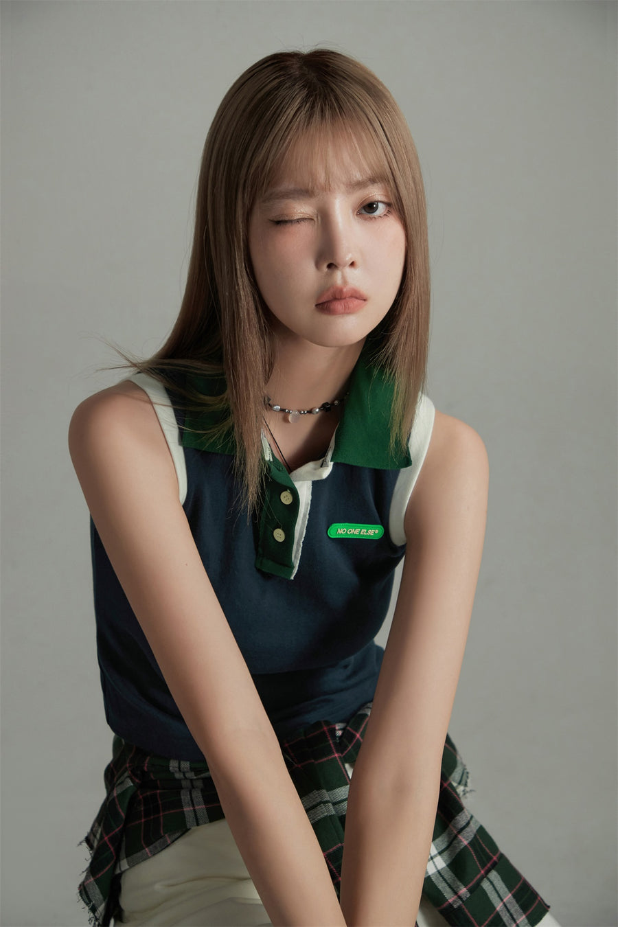 CHUU Polo Sleeveless Tennis Top