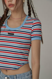 Color Stripe T-Shirt