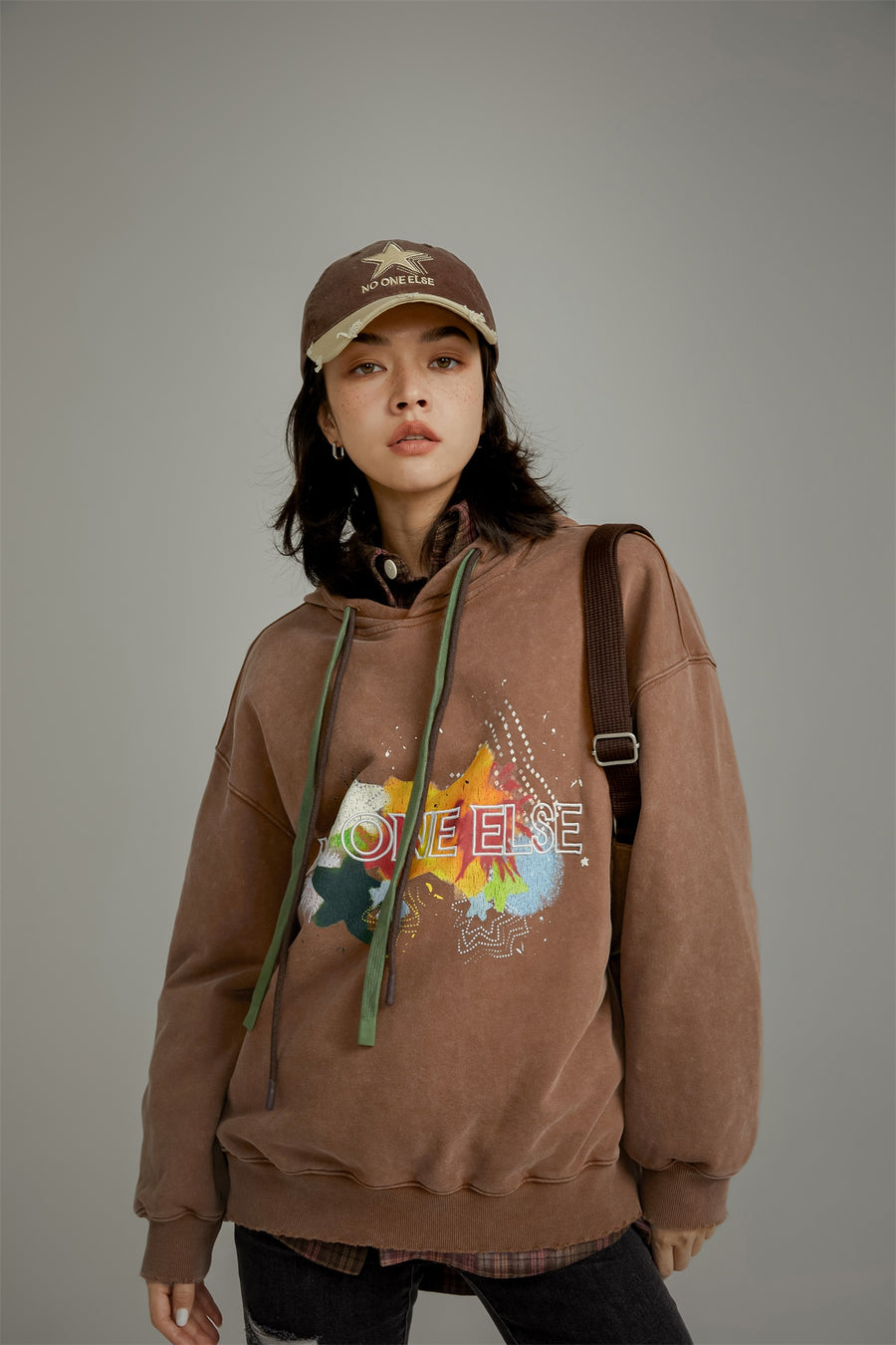 CHUU Vintage Loose Fit Hoodie