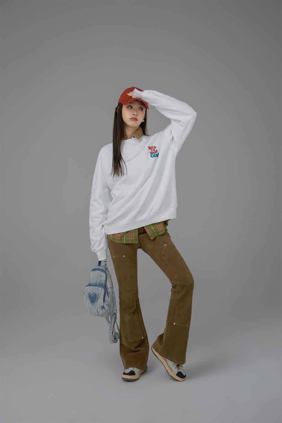 CHUU We Have Met Before Chuu Loose Fit Sweatshirt