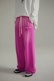 Vintage Gradient Wide Jogger Pants