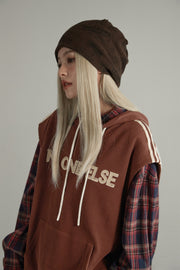 Loose Fit Hoodie Vest