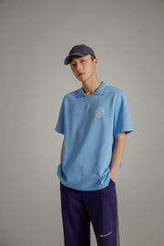 Star Circle Boxy Polo T-Shirt