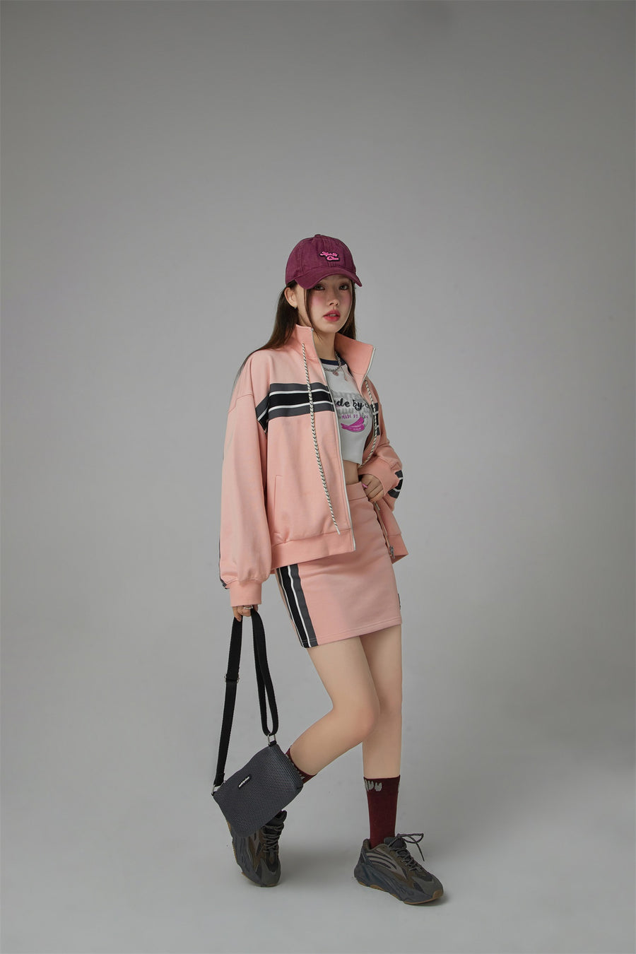 CHUU Through Time Zip-Up Loose-Fit Jacket