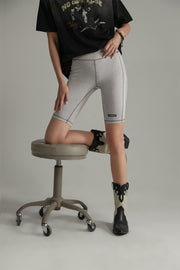 Line Point Biker Shorts