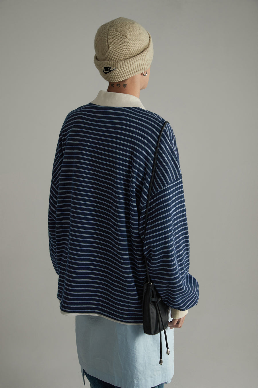 CHUU Stripe Inner Layer Sweatshirt