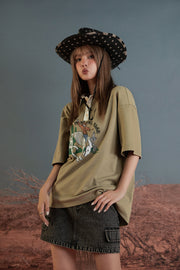 Skeleton Cowboy Polo T-Shirt