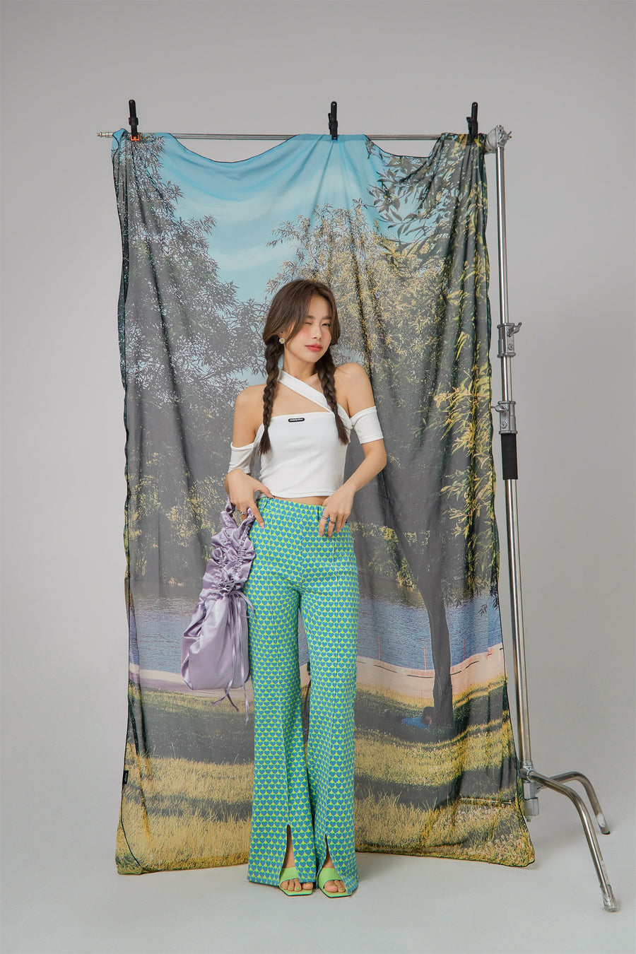 CHUU You Are The One Heart Pants