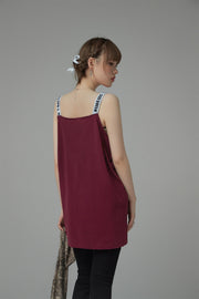 Size Doesnt Matter Straps Loose Fit Sleeveless Top