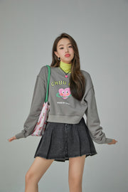 Chuu Girl Lovely Heart Sweatshirt