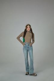 Turtleneck Long Sleeve Slimfit Top