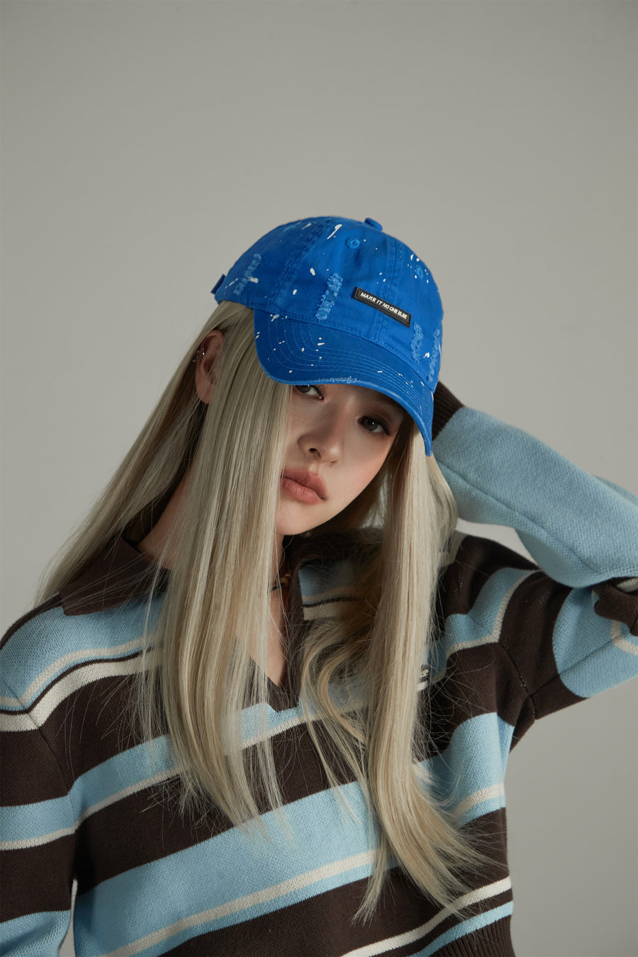 CHUU Distressed Ball Cap