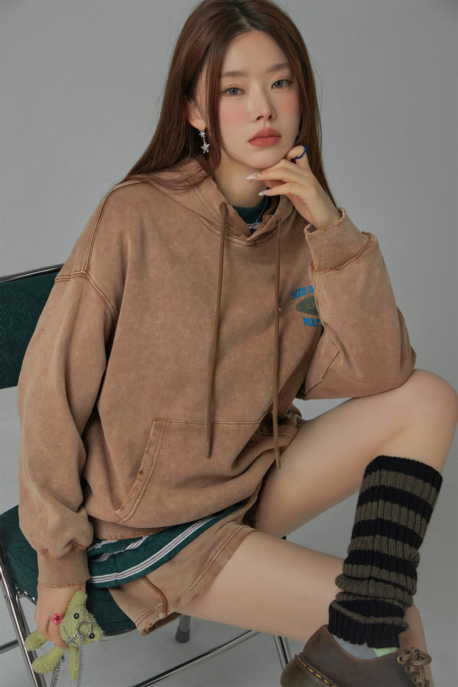 CHUU Size Doesnt Matter Cotton Overfit Hoodie