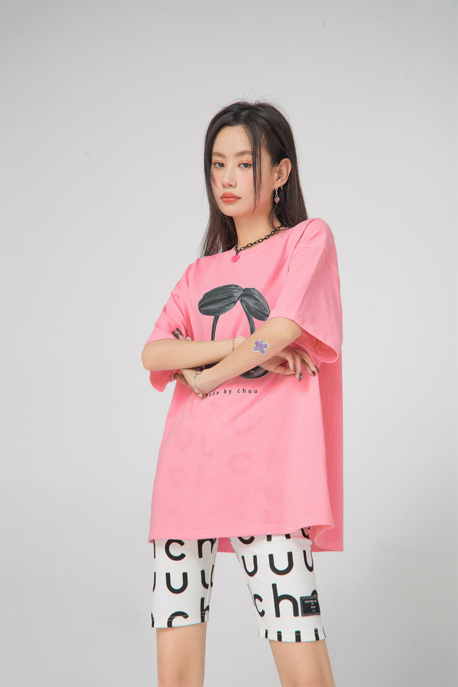 CHUU Cherry Logo Overfit T-Shirt