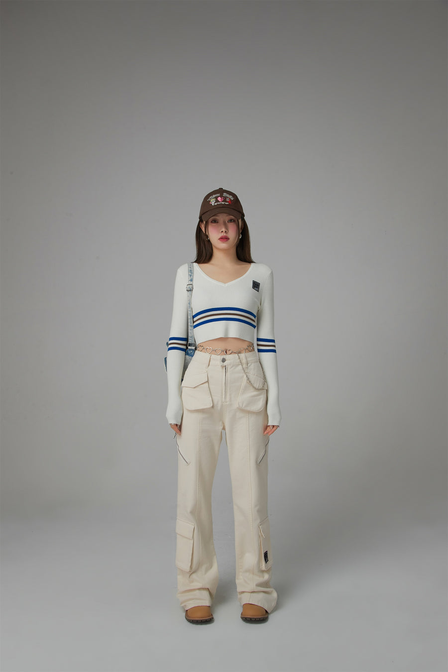 CHUU You Can Not Stop Me High-Waisted Cargo Pants