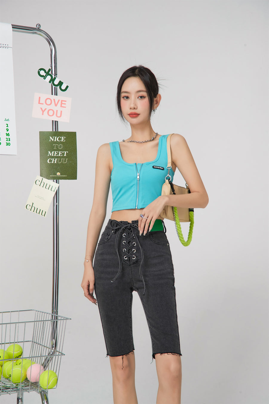 CHUU Unique Piece Sleeveless Top