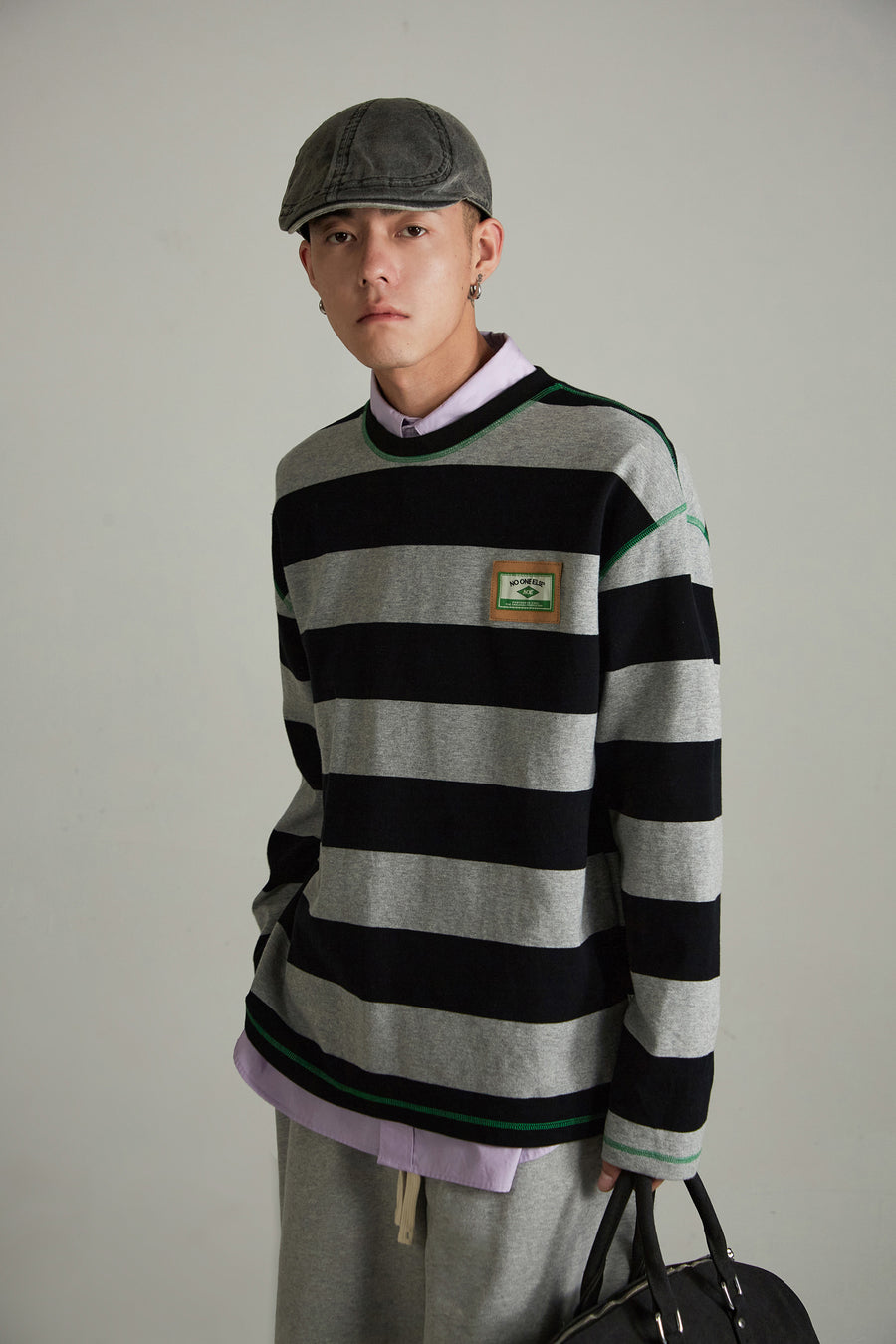 CHUU Striped Long Sleeve T-Shirt