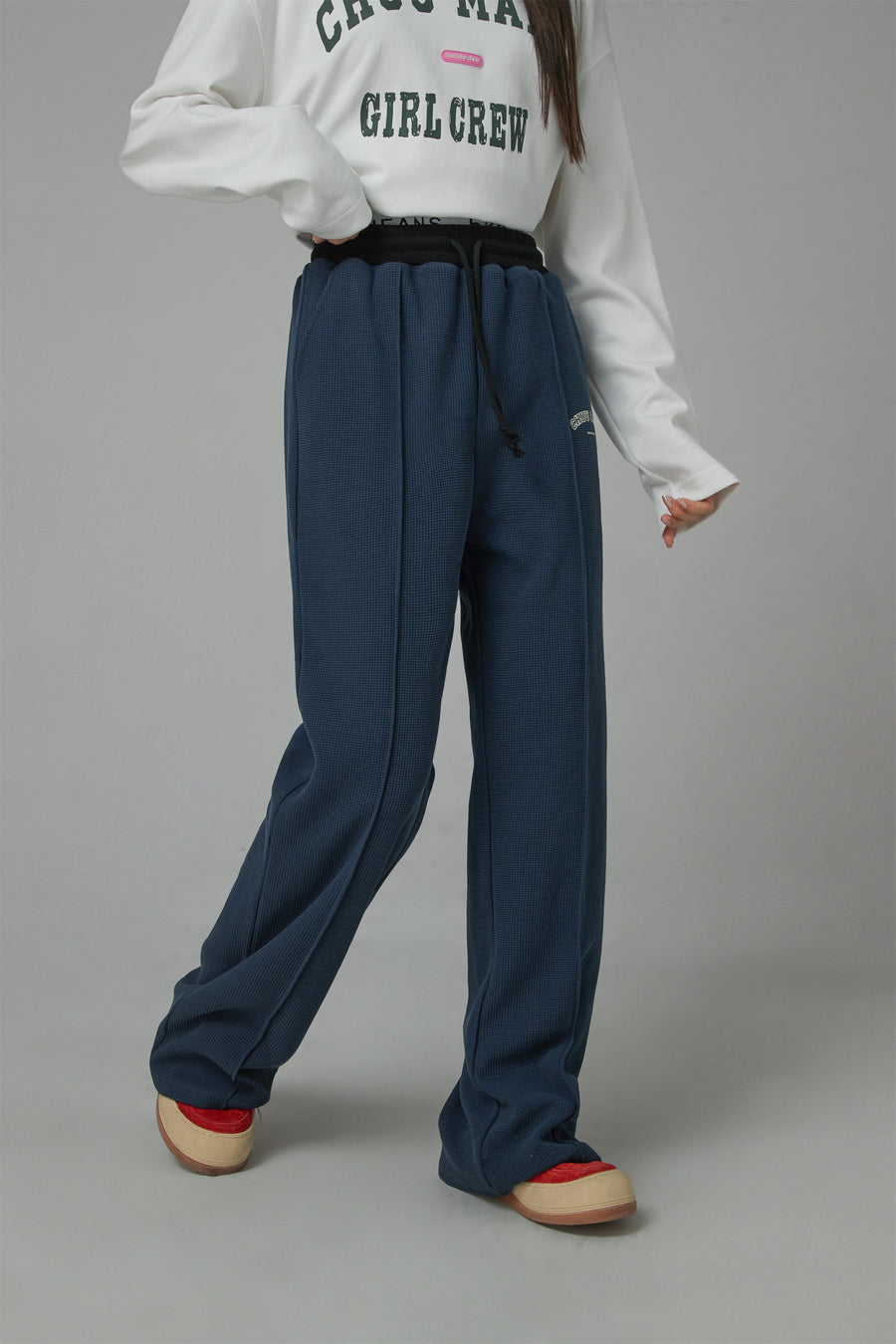 CHUU Wide-Leg Simple Jogger Pants