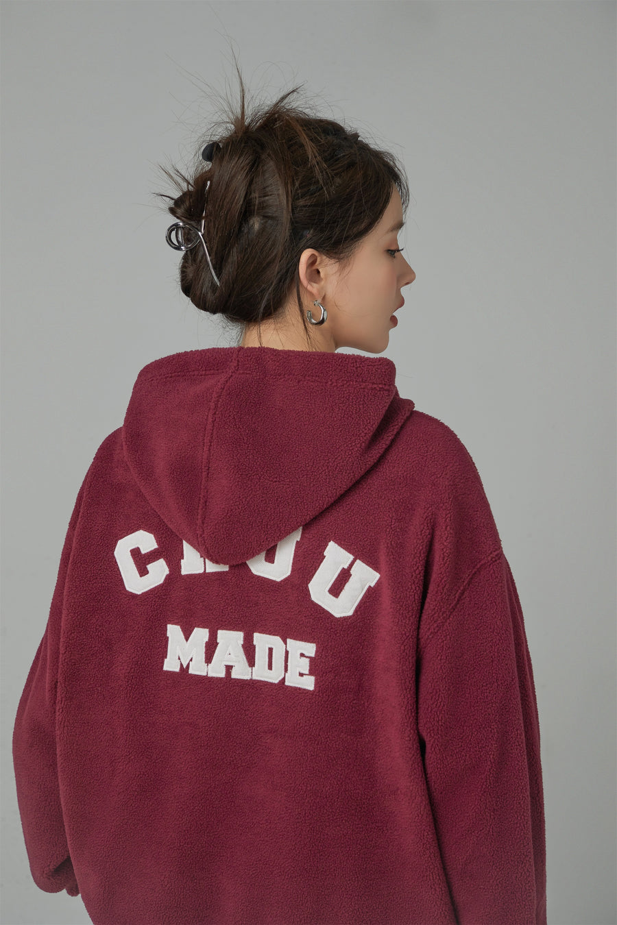 CHUU Candy Coated Fleece Hoodie