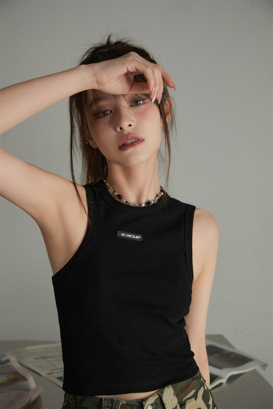 CHUU Basic Unbalanced Top