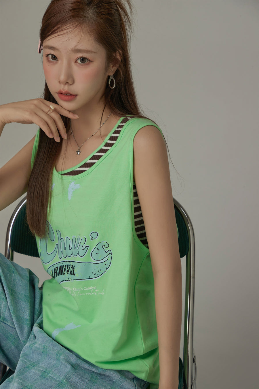 CHUU Carnival Loose Fit Sleeveless T-Shirt