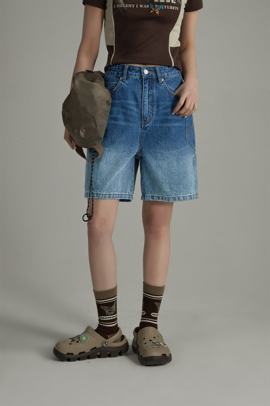 CHUU Vintage Denim Shorts