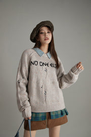 Raglan Oversize Knit Sweater