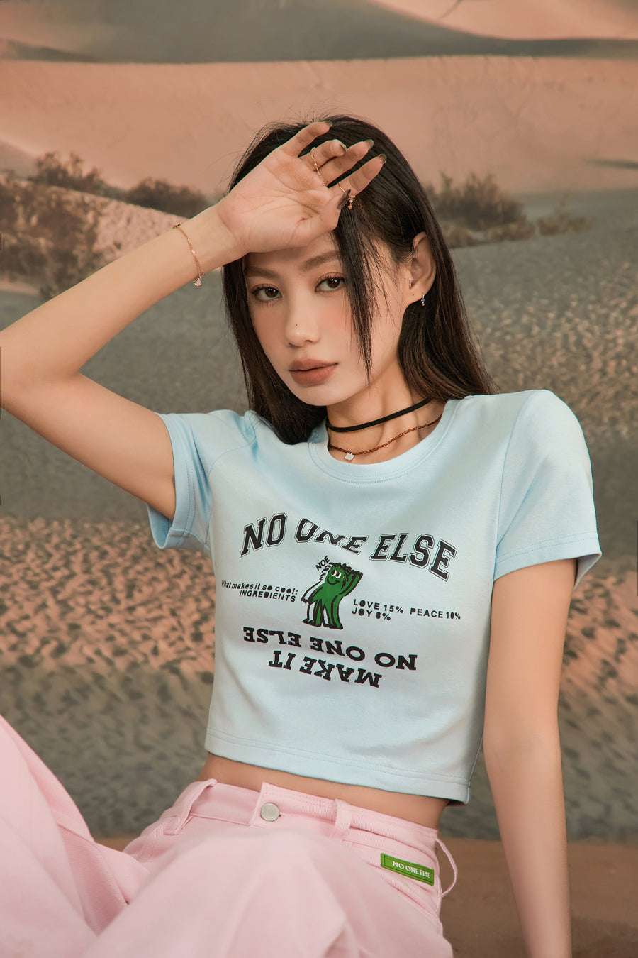 CHUU Happiness Formula Crop Top