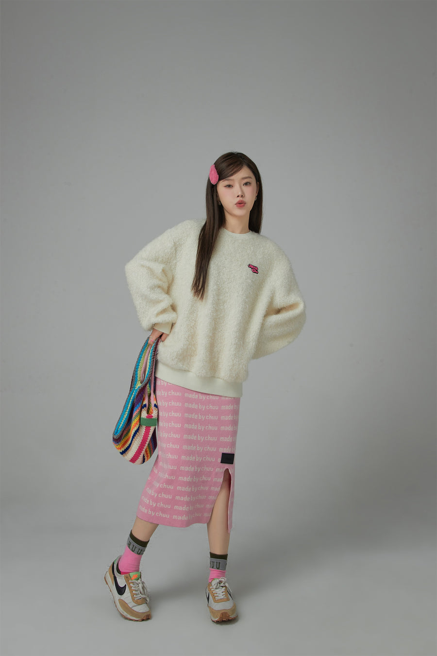 CHUU Made By Chuu Maxi Knit Skirt