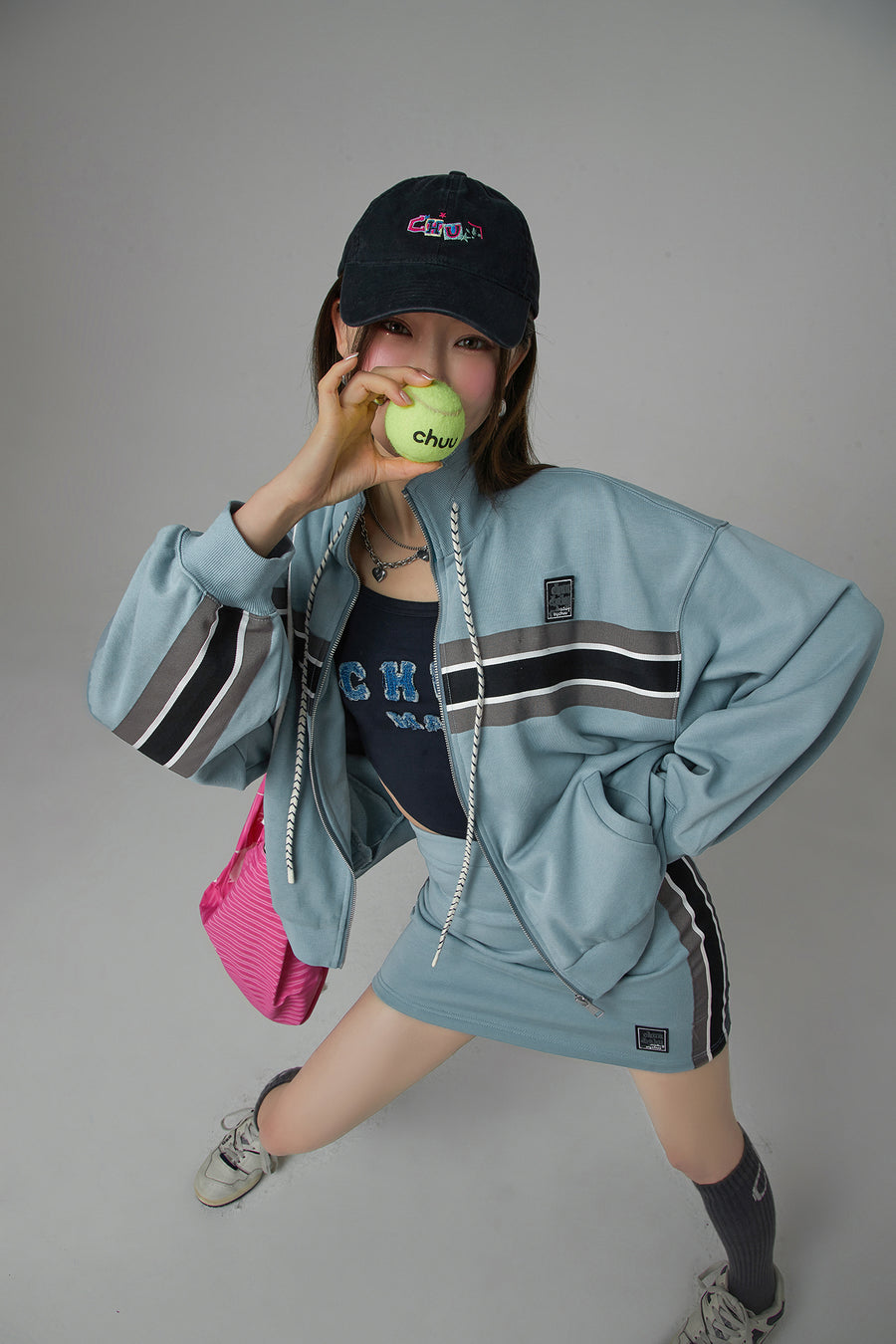 CHUU Through Time Zip-Up Loose-Fit Jacket