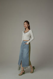 U-Neck Cropped T-Shirt