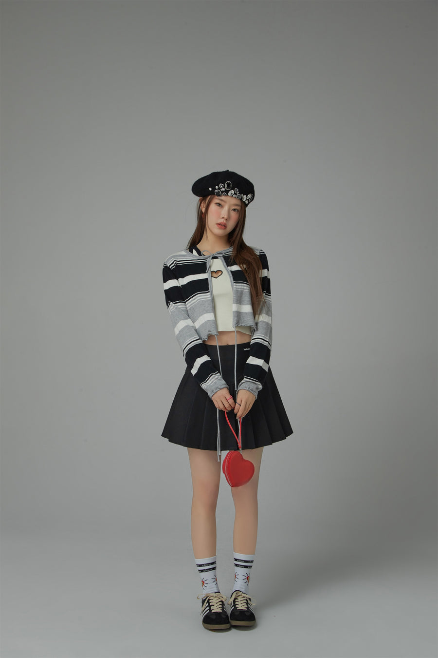 CHUU Pleated Mini Skirt