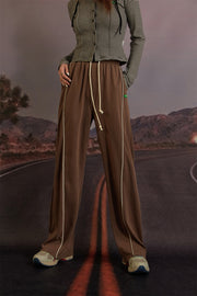 Wide-Leg Jogger Pants