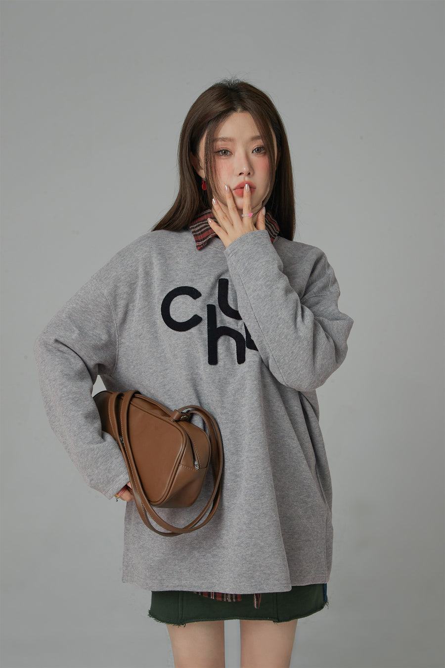 CHUU Smile Magnet Cherry Sporty Loose Fit T-Shirt