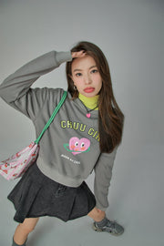 Chuu Girl Lovely Heart Sweatshirt