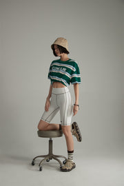 Line Point Biker Shorts